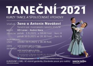 Read more about the article Zápisy do tanečních 2021