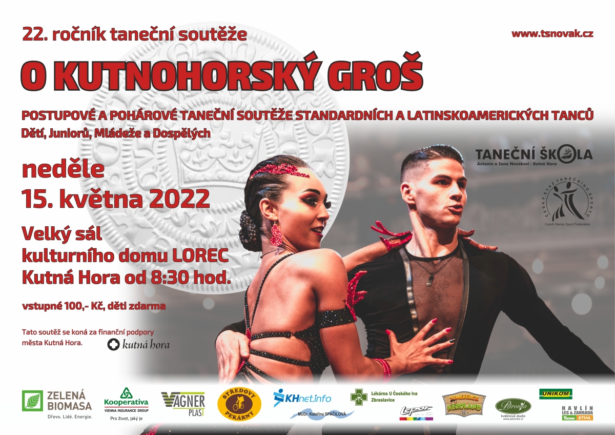 You are currently viewing 22. ročník taneční soutěže O KUTOHORSKÝ GROŠ